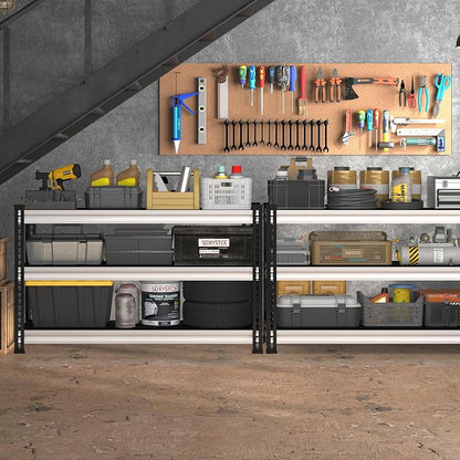 48" W Garage Shelving Heavy Duty, 1500LBS Loads Adjustable Garage Storage - Image 2