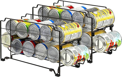 Simple Houseware Stackable Beverage Soda Can Dispenser Organizer Rack, Bronze - Image 5