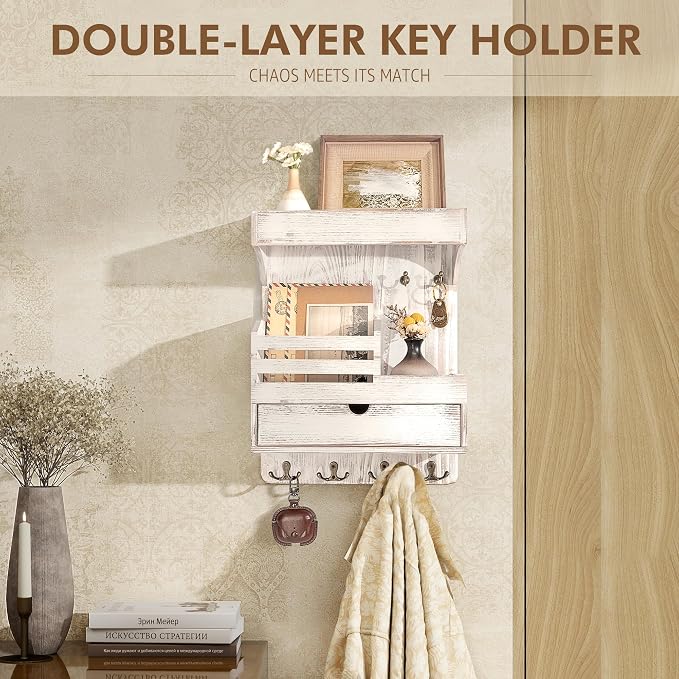 Rebee Vision Farmhouse Key Holder Wall Mount - Image 3