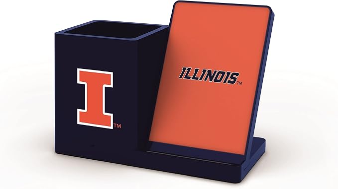 SOAR NCAA Unisex Cell Phone Wireless Charging Stand and Desktop Organizer by SOAR