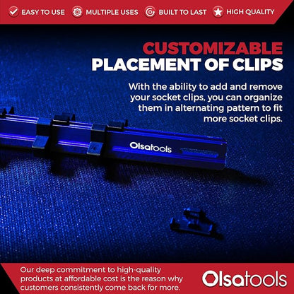 Olsa Tools Aluminum Socket Organizer - Image 5