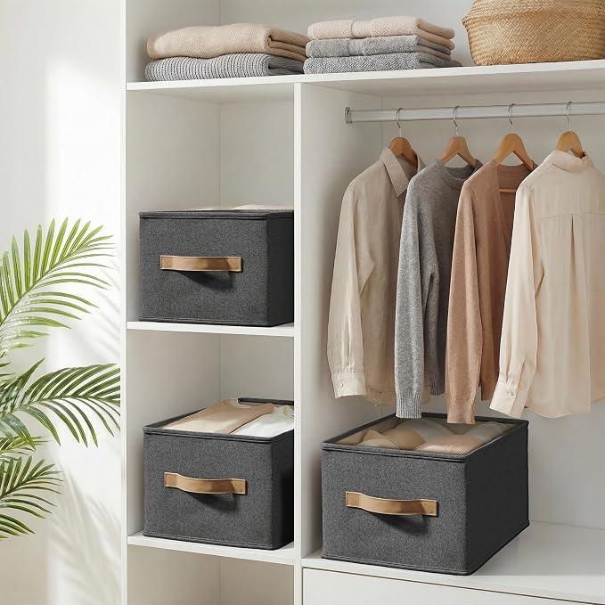 LayerSpace 3 Pack Fabric Storage Bins - Image 8