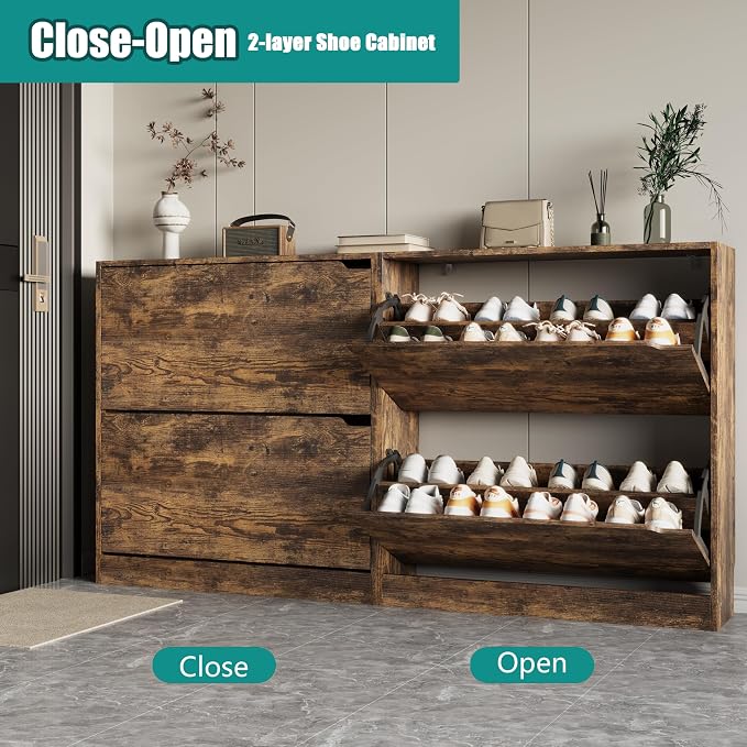 Xixini Shoe Storage Cabinet for Entryway - Image 3