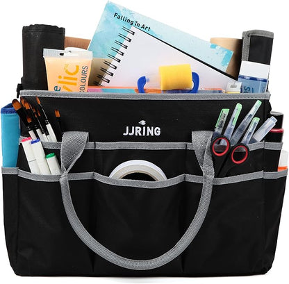 JJRING Large Multi-Functional Carrying Bag, 600D Nylon Artist Tote Bag - Image 9