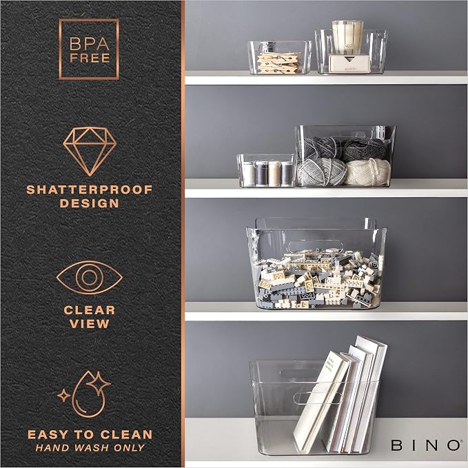 BINO | Plastic Storage Bins, X-Large - Image 7