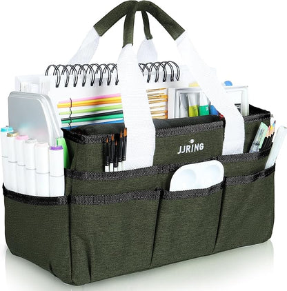 JJRING Craft Organizer Tote Bag, Art Storage Caddy by JJRING