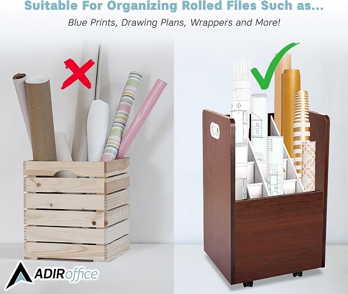 AdirOffice Adir Blue Print Storage Organizer - Image 7