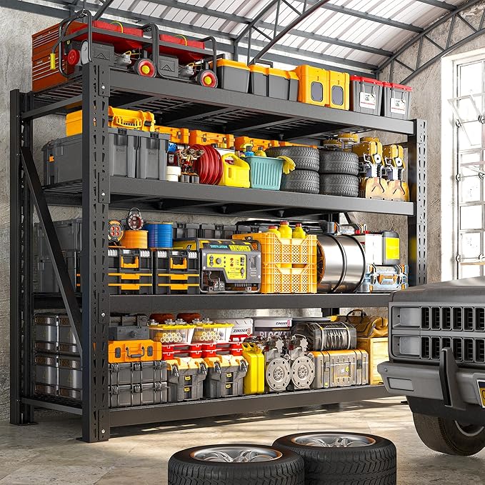 Bepatio 11000LBS Garage Shelving Heavy Duty, Industrial Shelving - Image 7