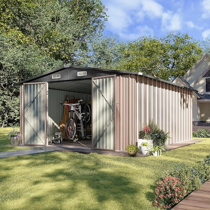 Aoxun 10 x 12FT Outdoor Storage Shed - Image 6