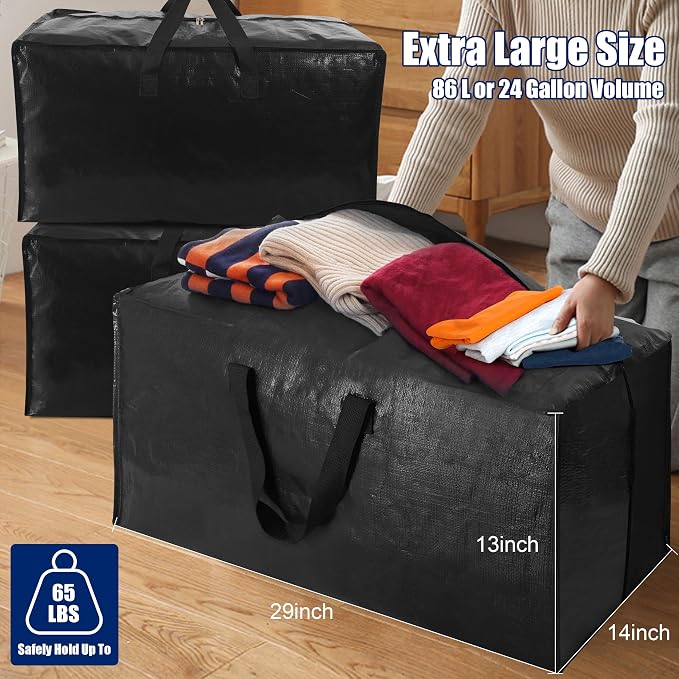 Cosy Family 8 Pack Heavy Duty Extra Large Moving Bags - Image 6
