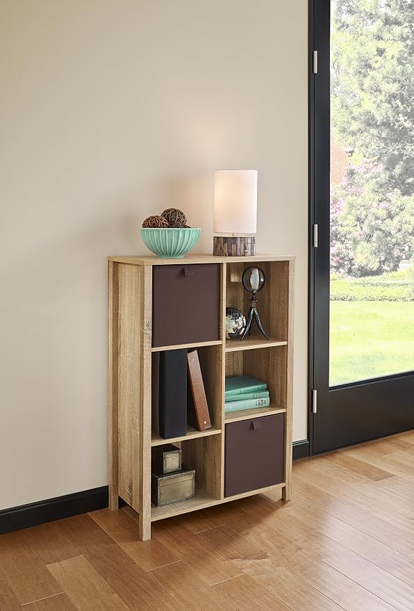 ClosetMaid 16053 Premium Adjustable 6-Cube Organizer, Weathered Oak - Image 7