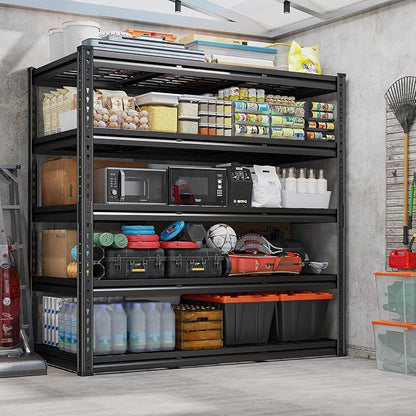REIBII 48" W Garage Shelving 3000LBS Metal Shelving Heavy Duty Storage Shelves - Image 4