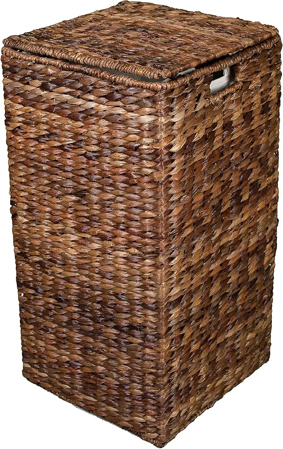 BIRDROCK HOME Seagrass Square Laundry Hamper - Image 2