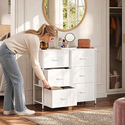 WLIVE Small Dresser Nightstand for Bedroom, 3 Drawers, Compact nightstand - Image 4