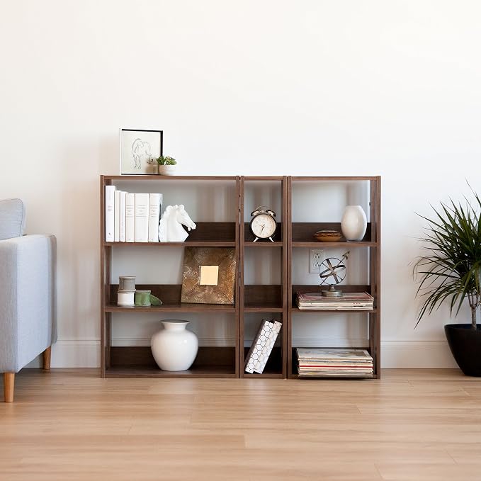 IRIS USA 3-Tier 16" Open Wooden Bookshelf - Image 4