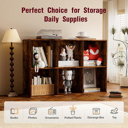 Book Shelf, Wooden Cube Storage Organizer - Image 6