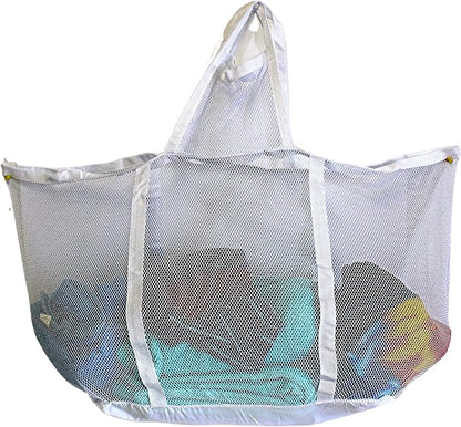 Large Soft Nylon Mesh Laundry Basket by DependableIndustries