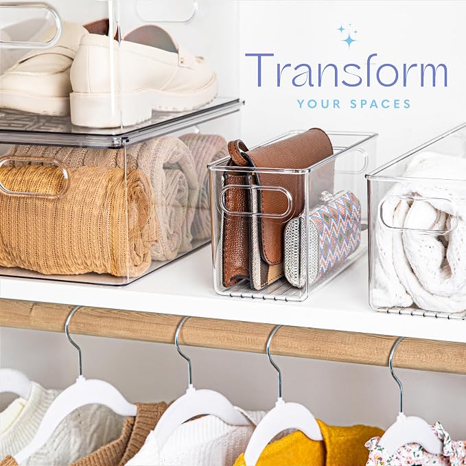 primebox Plastic Food Storage 2 Pack Clear Container Bin - Image 5