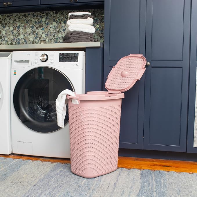 Mind Reader Slim Laundry Hamper - Image 2