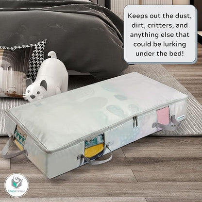 Under Bed Storage Containers for Toys, Shoes etc. Underbed Organizer Bag that - Image 4