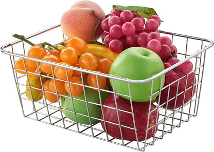 JUNCHU CHERRY Wire Kitchen Storage Basket 5 Packs, Perfect Pantry Organization - Image 5