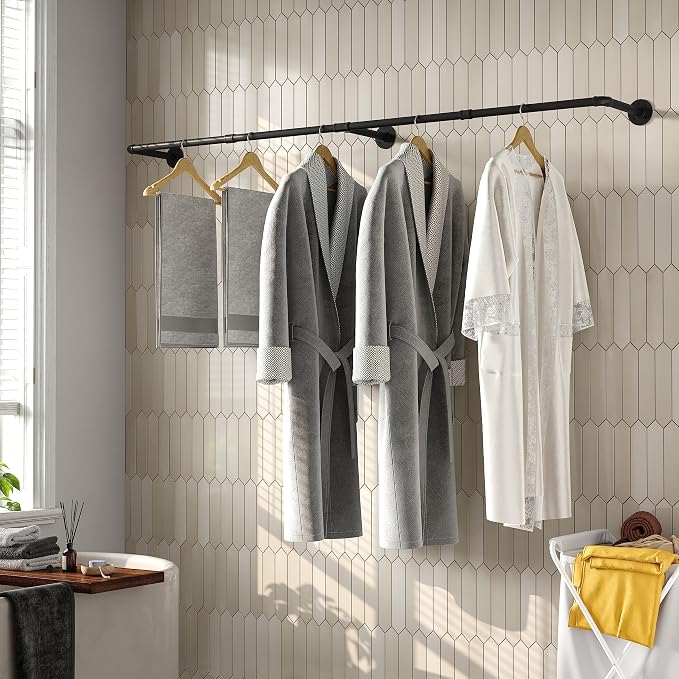 Industrial Pipe Clothes Rack - Image 4