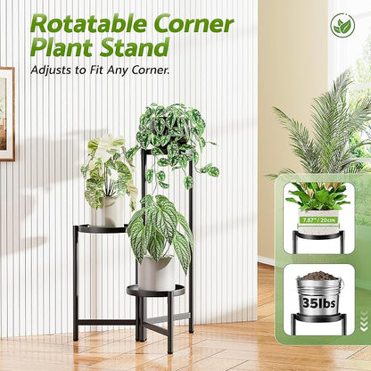 3 Tiered Plant Stand Indoor for Multiple Large Planter, Tall Heavy Duty - Image 4