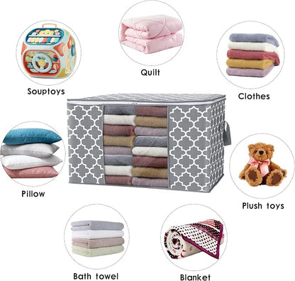 WISELIFE Storage Bags 100L 8-Pack Large Blanket Clothes Organization and - Image 5