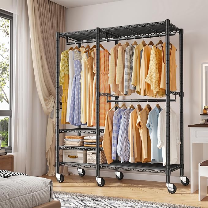 Raybee 79" H Clothes Rack, Clothing Racks by Raybee