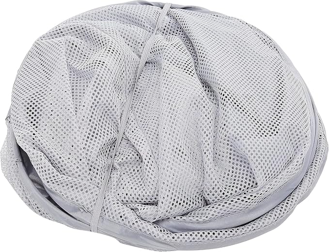 Whitmor Mesh Popup Laundry Hamper 3 Compartment Sortable Horizontal Collapsible - Image 5