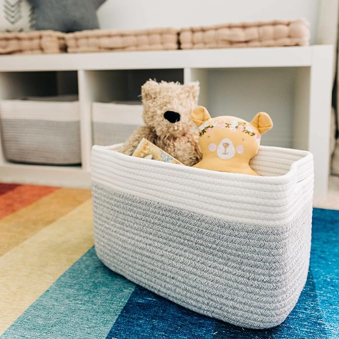 OrganiHaus Set of 3 Woven Storage Baskets - Image 5