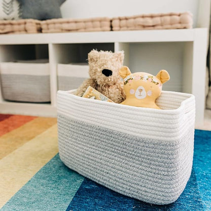 OrganiHaus Set of 3 Woven Storage Baskets - Image 5