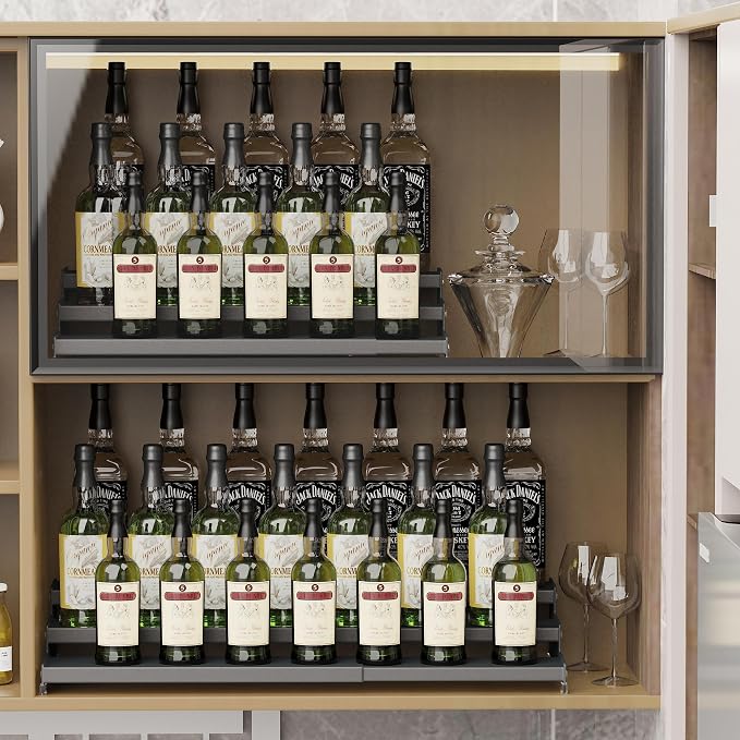 Spice Rack Organizer for Cabinet, 3 Tier Expandable Spices Storage, Pantry and - Image 4