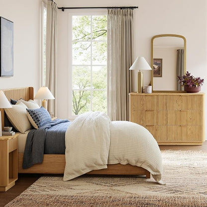 win2win 6 Drawer Dresser, Mid Century Modern Dresser - Image 8