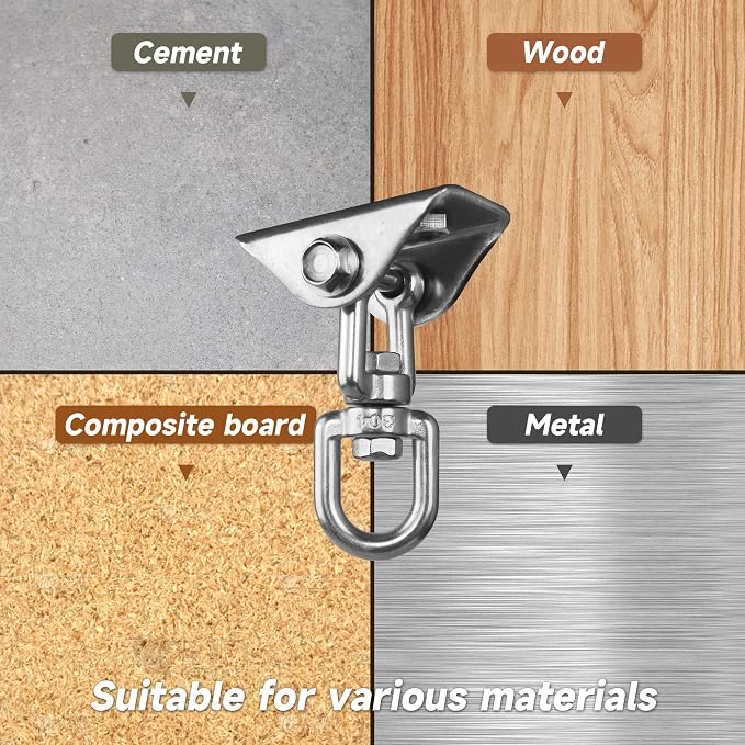 Heavy Duty Swing Hangers for Wooden Sets 2000 LB Capacity Hammock Hanger 360 - Image 5