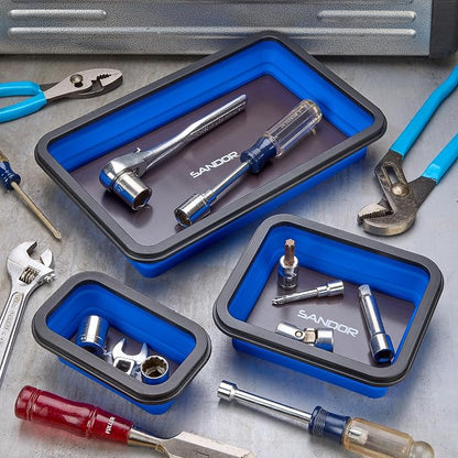 Collapsible Magnetic Parts Tray Set - Image 5