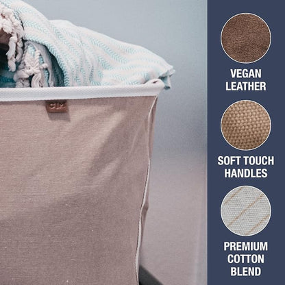 CleverMade Collapsible Laundry Basket Hamper - Image 4