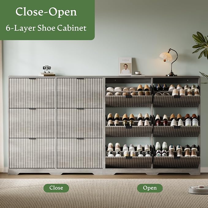 Xixini Shoe Storage Cabinet for Entryway - Image 7
