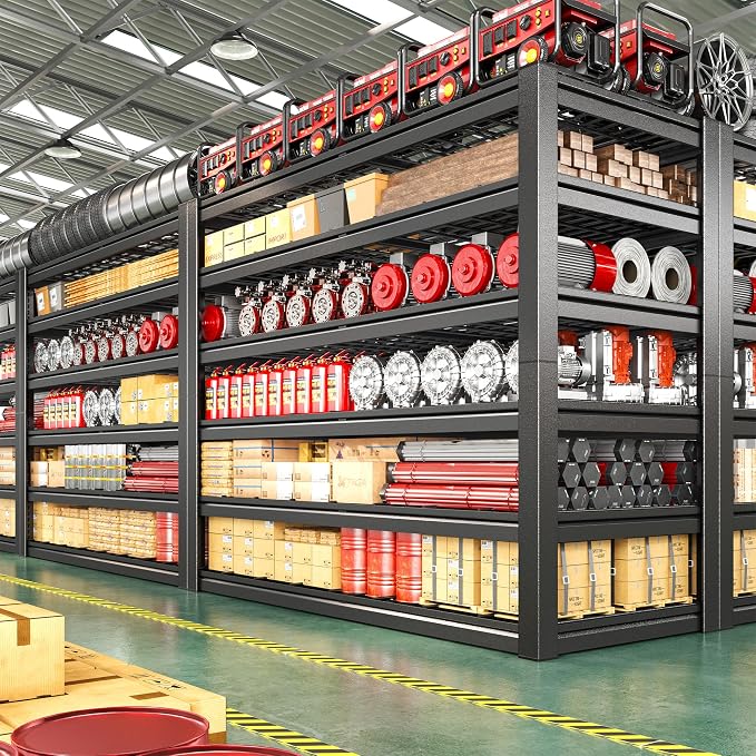 55.1" W Metal Shelving 6 Tier Garage Shelving 3660LBS Storage Shelves - Image 5