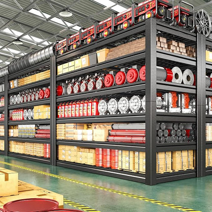 55.1" W Metal Shelving 6 Tier Garage Shelving 3660LBS Storage Shelves - Image 5