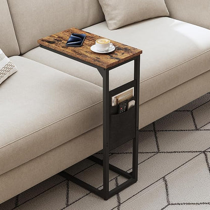 TUTOTAK C Shaped End Table, Side Table - Image 2