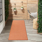 Nourison Home Home Positano 6' Runner Fabric Terracotta Area Rug