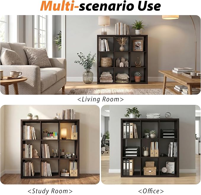WannabeMyself【2026 Wooden Thick Frame】 9 Cube Storage Organizer - Image 5