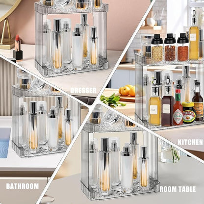 Bathroom Counter Organizer Cosmetics Skincare Organizers Skincare Makeup - Image 7
