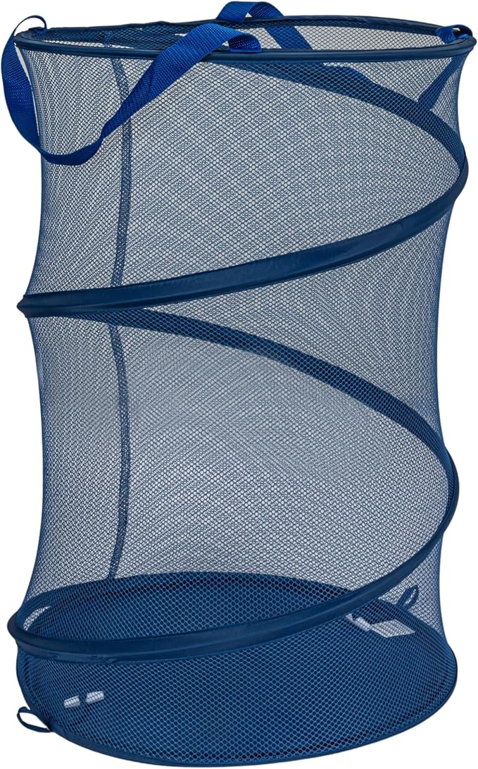 Household Essentials Pop-Up Mesh Laundry Hamper - Image 4