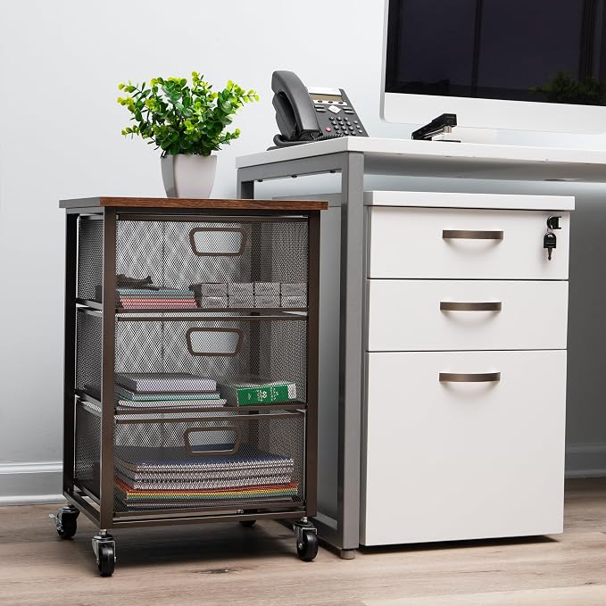 Mind Reader 3 Drawer Storage Organizer - Image 2