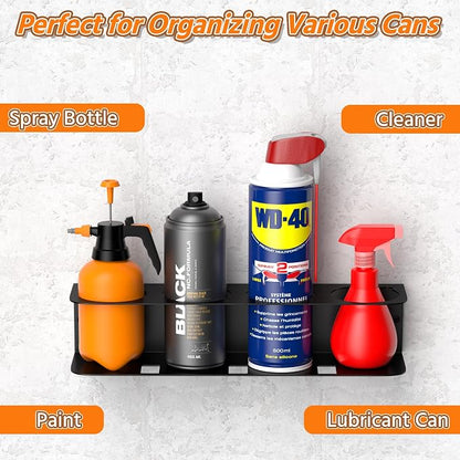 Ultrawall Spray Can Holder Rack, Wall Mounted Spray Bottle Holder, Garage Wall - Image 5
