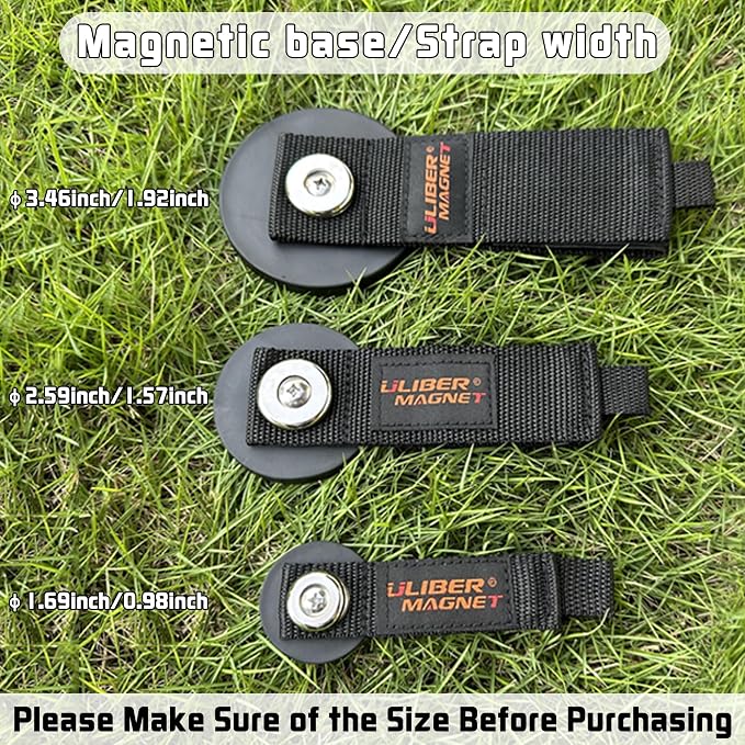 ULIBERMAGNET Strong Magnetic Storage Straps, Heavy Duty Magnetic Garage Storage - Image 2