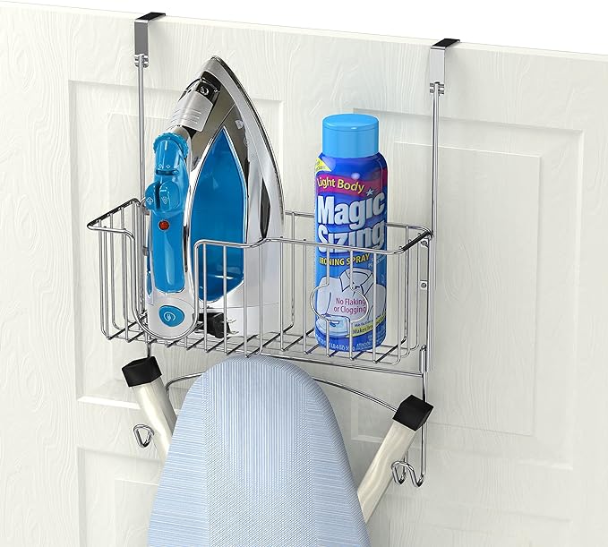 Simple Houseware Over-The-Door/Wall-Mount Ironing Board Holder by SimpleHouseware