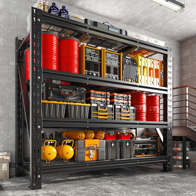 Romorgniz 51.6" W Garage Shelving 3000LBS Heavy Duty Storage Shelves Adjustable - Image 2